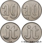 III REPUBLIC
Type : Lot de deux exemplaires JT et AG (Atelier de Gravure) 
Date : n.d. 
Mint name / Town : Paris 
Quantity minted : --- 
Metal : nicke...