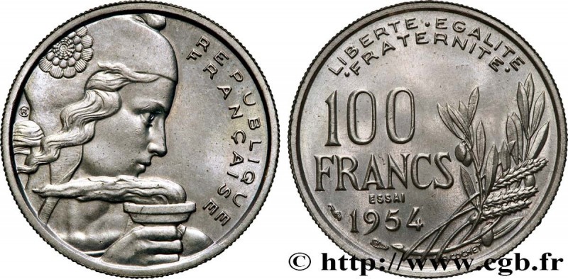 IV REPUBLIC
Type : Essai de 100 francs Cochet 
Date : 1954 
Mint name / Town : P...