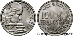 IV REPUBLIC
Type : Essai de 100 francs Cochet 
Date : 1954 
Mint name / Town : Paris 
Quantity minted : 1200 
Metal : copper nickel 
Diameter : 24  mm...