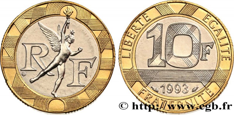 V REPUBLIC
Type : 10 francs Génie de la Bastille, (BU) Brillant Universel, frapp...