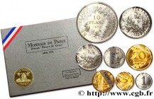 V REPUBLIC
Type : Boîte Fleur de Coins 
Date : 1973 
Mint name / Town : Paris 
Quantity minted : 79000 
Catalogue references : F.5000 14 
Grade : MS...