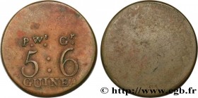 ENGLAND - COIN WEIGHT
Type : Poids monétaire pour la guinée 
Date : n.d. 
Metal : brass 
Diameter : 22  mm
Orientation dies : 12  h.
Weight : 8,17  g....