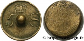 ENGLAND - COIN WEIGHT
Type : Poids monétaire avec boule de préhension pour la guinée 
Date : n.d. 
Metal : brass 
Diameter : 15  mm
Orientation dies :...