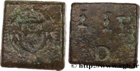 CHARLES VI AND CHARLES VII - COIN WEIGHT
Type : Poids monétaire pour l’écu d’or à la couronne 
Date : (après 1385) 
Date : n.d. 
Metal : brass 
Diamet...