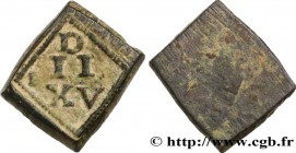 CHARLES IX TO LOUIS XIV - COIN WEIGHT
Type : Poids monétaire pour l’écu d’or au soleil 
Date : n.d. 
Mint name / Town : s.l. 
Metal : brass 
Diameter ...