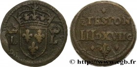 LOUIS XII TO HENRI III - COIN WEIGHT
Type : Poids monétaire pour le demi-teston 
Date : n.d. 
Metal : brass 
Diameter : 18  mm
Orientation dies : 9  h...