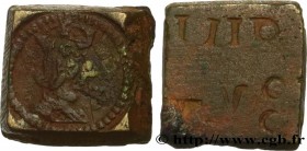 FRANCIS I
Type : Poids monétaire pour le demi-teston 
Date : n.d. 
Metal : brass 
Diameter : 13  mm
Weight : 4,63  g.
Rarity : R1 
Obverse description...