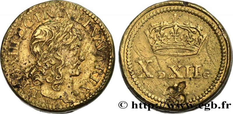 LOUIS XIII
Type : Poids monétaire pour le double louis d’or de forme circulaire ...