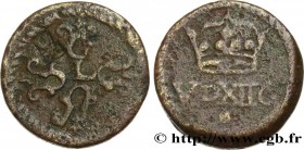 LOUIS XIII
Type : Poids monétaire pour le demi-franc de forme circulaire 
Date : n.d. 
Metal : brass 
Diameter : 18,5  mm
Orientation dies : 2  h.
Wei...