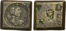 HENRI III TO LOUIS XIV - COIN WEIGHT
Type : Poids monétaire pour le demi-franc 
Date : n.d. 
Metal : brass 
Diameter : 15  mm
Orientation dies : 12  h...