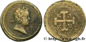 LOUIS XIII AND LOUIS XIV - COIN WEIGHT
Type : Poids monétaire pour le double louis d’or aux huit L 
Date : n.d. 
Metal : brass 
Diameter : 23  mm
Orie...