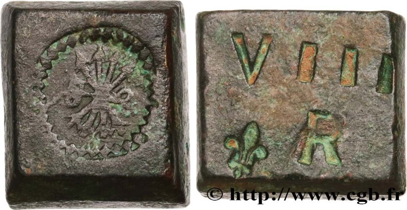 SPAIN
Type : Poids monétaire pour la pièce de 8 reales, 1er type 
Date : (XVIIe-...