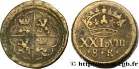 SPAIN
Type : Poids monétaire pour la pièce de 8 Reales 
Date : (XVIIe-XVIIIe siècles) 
Date : n.d. 
Metal : brass 
Diameter : 27  mm
Orientation dies ...