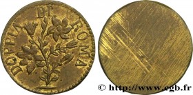 ITALY - MONETARY WEIGHT
Type : Poids monétaire pour la doppia de Rome 
Date : (XVIIe-XVIIIe siècles) 
Date : n.d. 
Metal : brass 
Diameter : 20  mm
We...