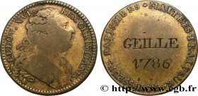 CORPORATIONS
Type : Traiteurs, Rotisseurs, Patissiers 
Date : 1786 
Metal : brass 
Diameter : 29  mm
Orientation dies : 12  h.
Weight : 7,62  g.
Edge ...