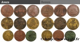 LOTS
Type : Lot de jetons à identifier 
Date : n.d. 
Metal : copper 
Diameter : 31,5  mm
Orientation dies : 6  h.
Weight : 44  g.
Edge : lisse 

Grade...