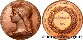 INSURANCES
Type : L’Association de prévoyance de la préfecture de police 
Date : 1892 
Metal : bronze 
Diameter : 46  mm
Engraver : Oscar Roty 
Weight...