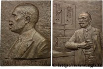 SCIENCE & SCIENTIFIC
Type : Plaque, Paul Langevin 
Date : (1934) 
Metal : silver 
Diameter : 70  mm
Engraver : Georges Urbain 
Weight : 144,1  g.
Edge...