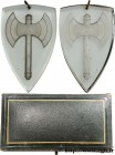 FRENCH STATE
Type : Médaille, Francisque de Baccarat 
Date : n.d. 
Diameter : 69  mm
Weight : 36,2  g.
Edge : lisse 
Obverse legend : O. A. 20. 009 //...