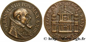 ITALY - PAPAL STATES - URBAN VIII (Maffeo Barberini)
Type : Médaille, restauration de la façade de Ste Anastasie 
Date : n.d. 
Metal : bronze 
Diamete...