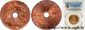 FRENCH INDOCHINA
Type : 1 Centième 
Date : 1930 
Mint name / Town : Paris 
Quantity minted : 4682208 
Metal : bronze 
Diameter : 26  mm
Orientation di...