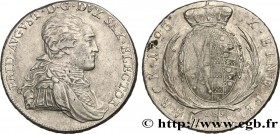 GERMANY - ELECTORATE OF SAXONY - FREDERICK-AUGUSTUS III
Type : Thaler 
Date : 1793 
Mint name / Town : Dresde 
Metal : silver 
Millesimal fineness : 8...