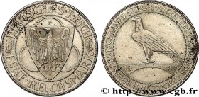 GERMANY
Type : 5 Reichsmark Libération de la Rhénanie 
Date : 1930 
Mint name / Town : Stuttgart 
Metal : silver 
Millesimal fineness : 500  ‰
Diamete...
