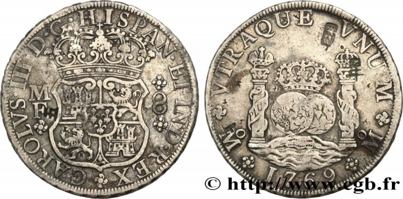 SPANISH AMERICA - MEXICO - CHARLES III
Type : 8 Reales 
Date : 1769 
Mint name /...