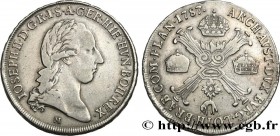 ITALY - LOMBARDY
Type : 1/2 Kronenthaler Joseph II 
Date : 1787 
Mint name / Town : Milan 
Metal : silver 
Millesimal fineness : 873  ‰
Diameter : 34,...