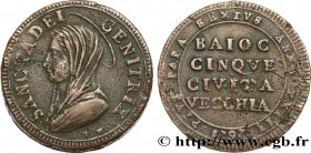 ITALY - PAPAL STATES - PIUS VI (Giovanni Angelo Braschi)
Type : 5 Baiocchi (Madonnina) an XXIII 
Date : 1797 
Mint name / Town : Civitavecchia 
Quanti...