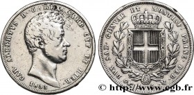 ITALY - KINGDOM OF SARDINIA
Type : 5 Lire Charles Albert 
Date : 1833 
Mint name / Town : Turin 
Quantity minted : 59877 
Metal : silver 
Millesimal f...
