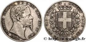 ITALY - KINGDOM OF SARDINIA
Type : 5 Lire Victor Emmanuel II 
Date : 1854 
Mint name / Town : Turin 
Quantity minted : 73840 
Metal : silver 
Diameter...