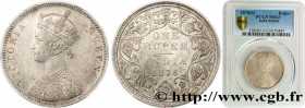 BRITISH INDIA
Type : 1 Roupie Victoria 
Date : 1876 
Mint name / Town : Bombay 
Quantity minted : 28950000 
Metal : silver 
Millesimal fineness : 917 ...