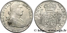MEXICO
Type : 8 Reales Ferdinand VII 
Date : 1810 
Mint name / Town : Mexico 
Quantity minted : - 
Metal : silver 
Millesimal fineness : 896  ‰
Diamet...