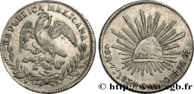 MEXICO
Type : 8 Reales 
Date : 1834 
Mint name / Town : Zacatecas 
Metal : silver 
Millesimal fineness : 903  ‰
Diameter : 38  mm
Orientation dies : 6...