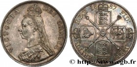 GREAT-BRITAIN - VICTORIA
Type : Double Florin  
Date : 1887 
Quantity minted : - 
Metal : silver 
Millesimal fineness : 925  ‰
Diameter : 36  mm
Orien...