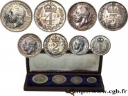 UNITED KINGDOM
Type : 1 Maundy set de 1, 2, 3 et 4 Pence Georges V 
Date : 1929 
Quantity minted : 1761 
Metal : silver 
Orientation dies : 12  h.
Cat...