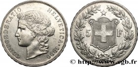 SWITZERLAND
Type : 5 Francs Helvetia 
Date : 1890 
Mint name / Town : Berne 
Quantity minted : 305000 
Metal : silver 
Millesimal fineness : 900  ‰
Di...
