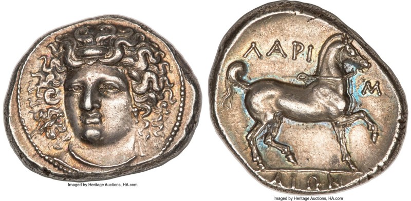 THESSALY. Larissa. Ca. mid-4th century BC. AR stater or didrachm (26mm, 12.32 gm...