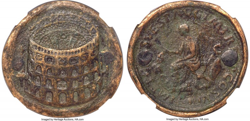 Titus, as Augustus (AD 79-81). AE proto-contorniate sestertius (36mm, 24.49 gm, ...