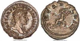 Hadrian (AD 117-138). AR quinarius (16mm, 1.57 gm, 5h). NGC Choice AU 5/5 - 4/5. Rome, AD 119-122. IMP CAESAR TRAIAN HADRIANVS AVG, laureate bust of H...