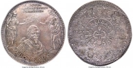 Brunswick-Wolfenbüttel. August II 4 Taler 1666-HS AU53 NGC, Zellerfeld mint, KM488, Dav-LS84, Welter-781a. 116.30gm. With the denomination"4" stamped ...
