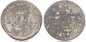 Saxe-Meiningen. Bernhard I Taler 1680 MS61 NGC, Gotha mint, KM8, Dav-7498, Merseburger-3415 (RR), Schnee-536. Struck upon the death of Bernhard's firs...