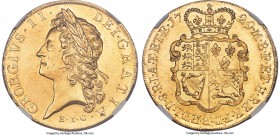 George II gold "East India Company" 5 Guineas 1729 MS63 NGC, KM571.2, S-3664, Schneider-556. A true powerhouse of the British numismatic series, the E...