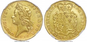 George II gold "East India Company" 5 Guineas 1729 AU Details (Cleaned) NGC, KM571.2, S-3664. Perhaps the most iconic emission of the 5 Guineas series...