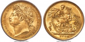 George IV gold Sovereign 1822 MS67 PCGS, KM682, S-3800, Marsh-6. A coin which defies all expectations for this well-known series, with the 1822 sovere...