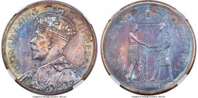 George V Proof "Waitangi" Crown 1935 PR66 NGC, KM6, Dav-433. Mintage: 468. Struck to commemorate the Treaty of Waitangi, the accord signed in 1840 bet...