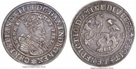 Christian IV Speciedaler 1648-PG AU58 NGC, Christiania mint, KM12 (incorrectly given as KM12a on insert), Dav-3534, Hede-5B, Sieg-16.4, ABH-49, Thesen...
