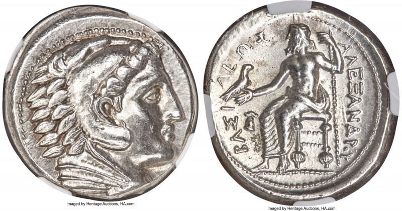 MACEDONIAN KINGDOM. Alexander III the Great (336-323 BC). AR tetradrachm (26mm, ...