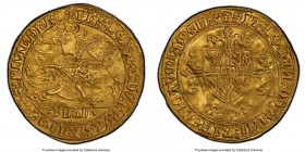 Flanders. Philippe le Bon gold Cavalier d'Or ND (1419-1467) MS63 PCGS, Ghent mint, Fr-183, Delm-487. 3.58gm. Ph'S: DЄI: GRΛ: DVX: BVRG: Ƶ: COMЄ | S: F...